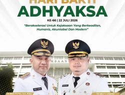 Bupati dan Wakil Bupati Bungo Sampaikan Ucapan Selamat Hari Bhakti Adhyaksa ke-66