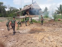 Pembersihan Lahan Ketahanan Pangan TMMD Ke-129 Dimulai, Satgas Siapkan Area Tanam di Desa Tanjung Agung