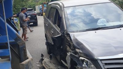 Mobil Dinas Kemenag Bungo Kecelakaan di Sungai Rengas, Dugaan Penggunaan Pelat Hitam Disorot, Sayuti Minta Polisi Usut Tuntas