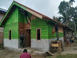 Satgas TMMD Ke-129 Kodim 0416/Bute Buat White Board untuk Dukung Pendidikan Mengaji di Langgar Al-Hikmah