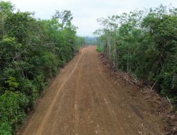 Jalan TMMD Sepanjang 2,6 Kilometer di Desa Tanjung Agung Rampung 100 Persen
