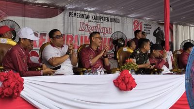 Kapolres Bungo Turun Langsung Amankan Pawai Kemerdekaan, 235 Peleton Tumpah Ruah di Jalanan