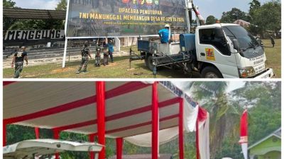 Ini Pendapat Warga Banner TMMD Satukan Langkah, Membangun Negeri dari Desa