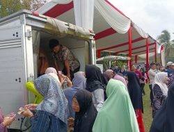 TMMD ke-129 Akan Ditutup, Warga Tanjung Agung Diserbu Layanan Kesehatan Gratis dan Sembako Murah